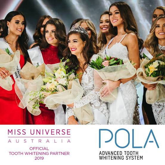 at Neutral Bay Family Dental, we use Pola Advanced Teeth Whitening System, official tooth whitening partner of Miss Universe Australia 2019